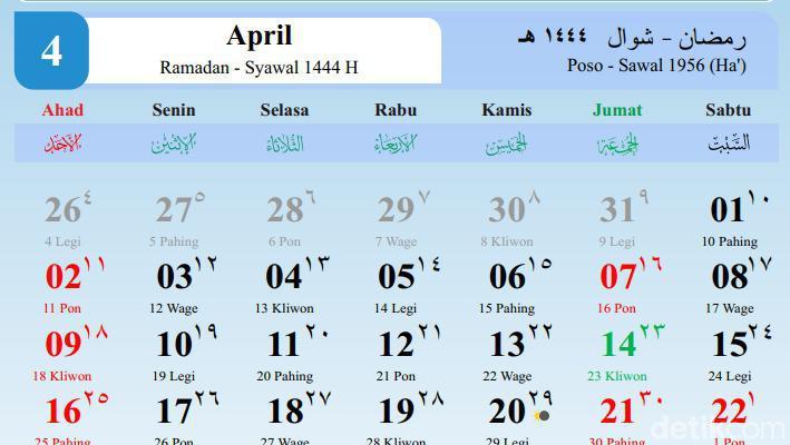 Kalender Islam 2023 Lengkap Jadwal Puasa Dan Hari Penting