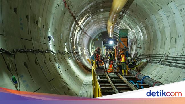 Stasiun Bawah Tanah MRT Monas dan Thamrin Nyaris Setengah Jadi