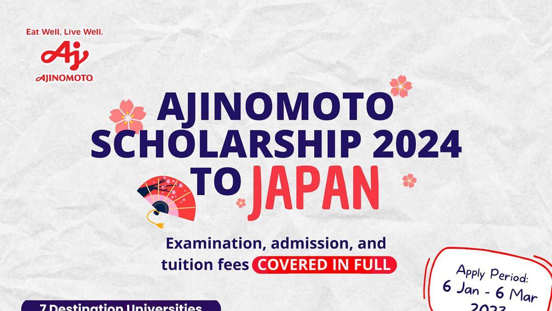 Beasiswa Ke Jepang Dari Ajinomoto 2024, Cek Syarat Di Sini!