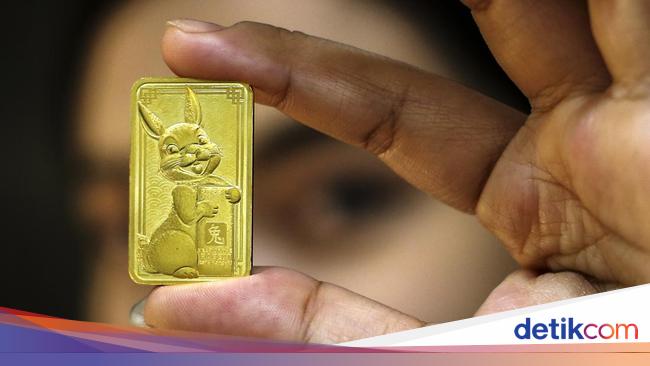 Harga emas Antam di Medan naik tajam hari ini