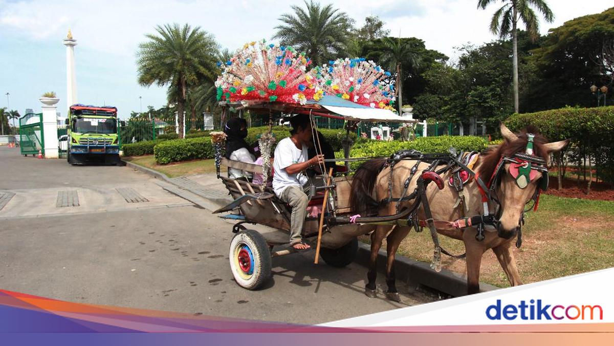 Asik.. Delman Masih Boleh Mondar-mandir di Kawasan Monas