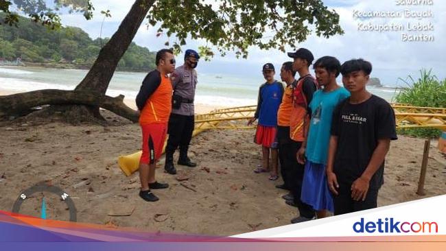 1 Wisatawan Hilang Di Pantai Ciantir Lebak Usai Terseret Ombak