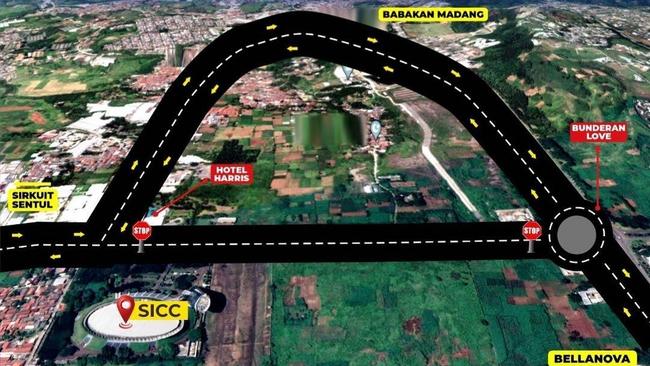 Rakornas Pimpinan Pusat dan Daerah di SICC Sentul, Lalin Dialihkan