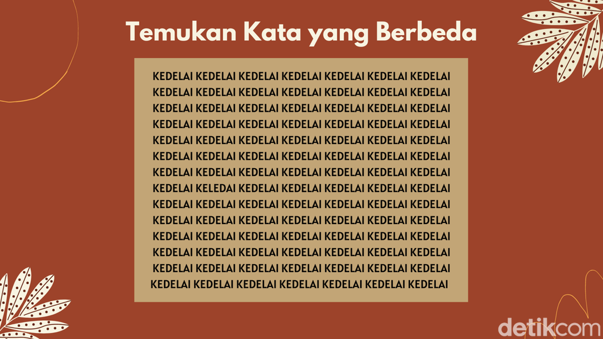 10 Soal Tes Ketajaman Mata untuk Melatih Fokus, Temukan Kata dan Angka yang Berbeda!