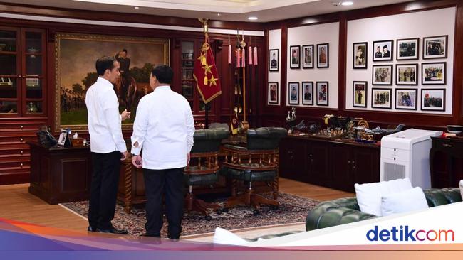 Jokowi dan Prabowo bertemu di istana