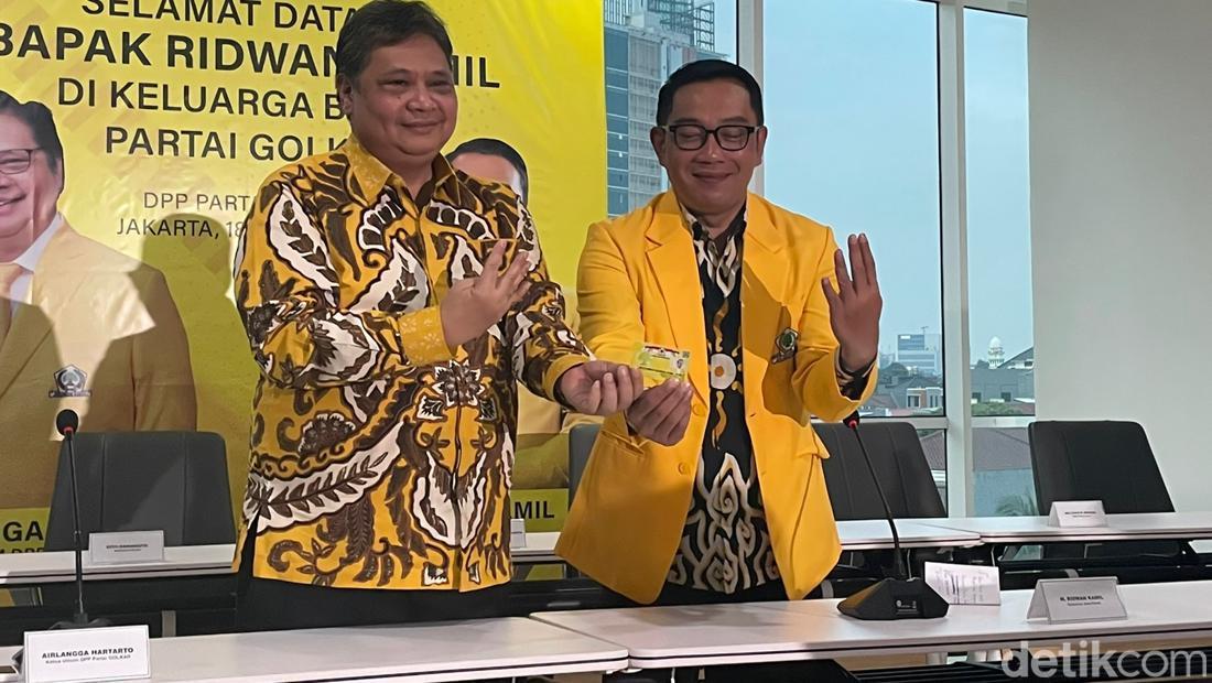 Lembaran Baru Ridwan Kamil Usai Gabung Partai Golkar