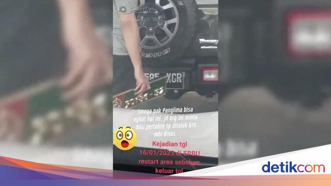 Retired TNI’s Viral Releasing Service Plate Will Fill Pertalite Apologizes