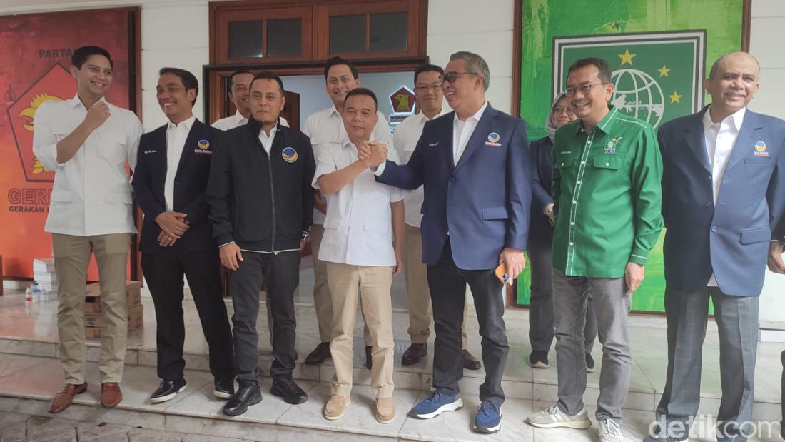 Ahmad Ali Pimpin NasDem Kunjungi Sekber Gerindra-PKB: Ngopi Dulu!