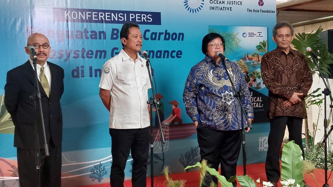 KLHK Dan KKP Tekan Emisi Gas Rumah Kaca Lewat Ekosistem Karbon Biru