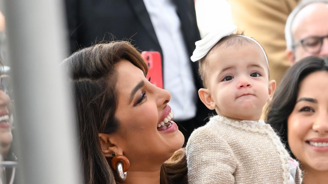 Potret Bahagia Priyanka Chopra Gendong Anak, Wajahnya Sempat Dirahasiakan