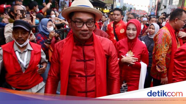 At the Bogor Cap Go Meh Festival, RK said goodbye to residents before the end of his term of office