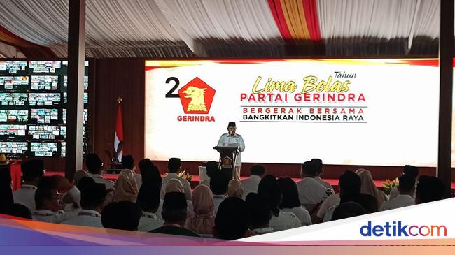 Prabowo Sambut Pidato Jokowi Di Hut Gerindra Tendangannya Lumayan 2614