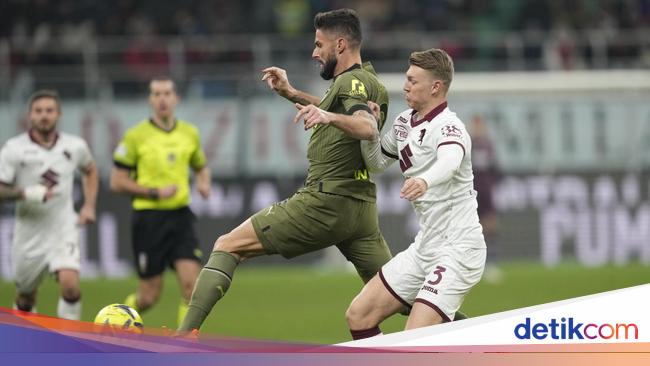 Milan Vs Torino: Giroud Wins Rossoneri