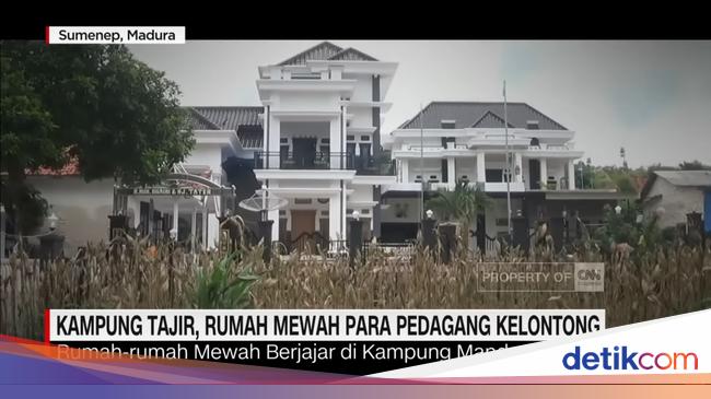 7 Foto Viral Kampung Tajir Di Madura Ada Rumah Pedagang Kelontong Rp 3 M