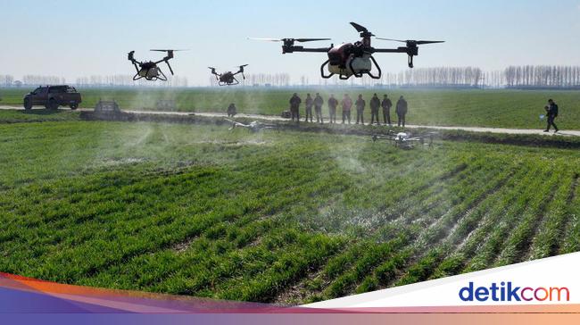 Ada Drone Mondar-mandir di China, Bukan Mata-mata tapi buat Nyemprot ...