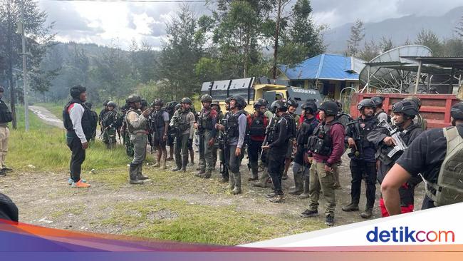 Peak Conditions in Papua After the KKB Burned Residents’ Houses and Shot at the TNI-Polri