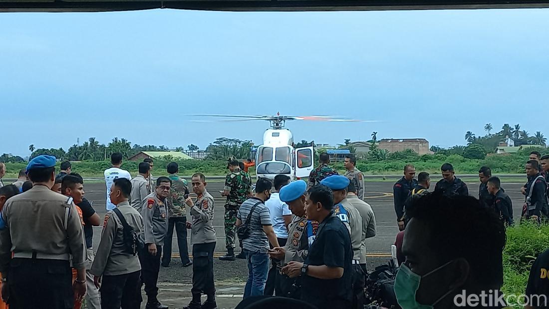 Evakuasi Udara Heli Rombongan Kapolda Jambi Dilanjutkan Besok