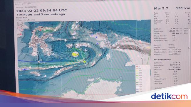 Analisis Bmkg Gempa M 5 9 Di Laut Banda Sebab Dan Lokasi Getaran Dirasa