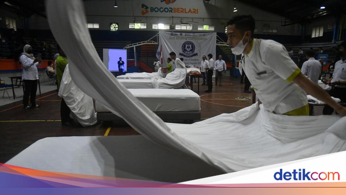Melihat Keseruan Lomba Merapikan Tempat Tidur