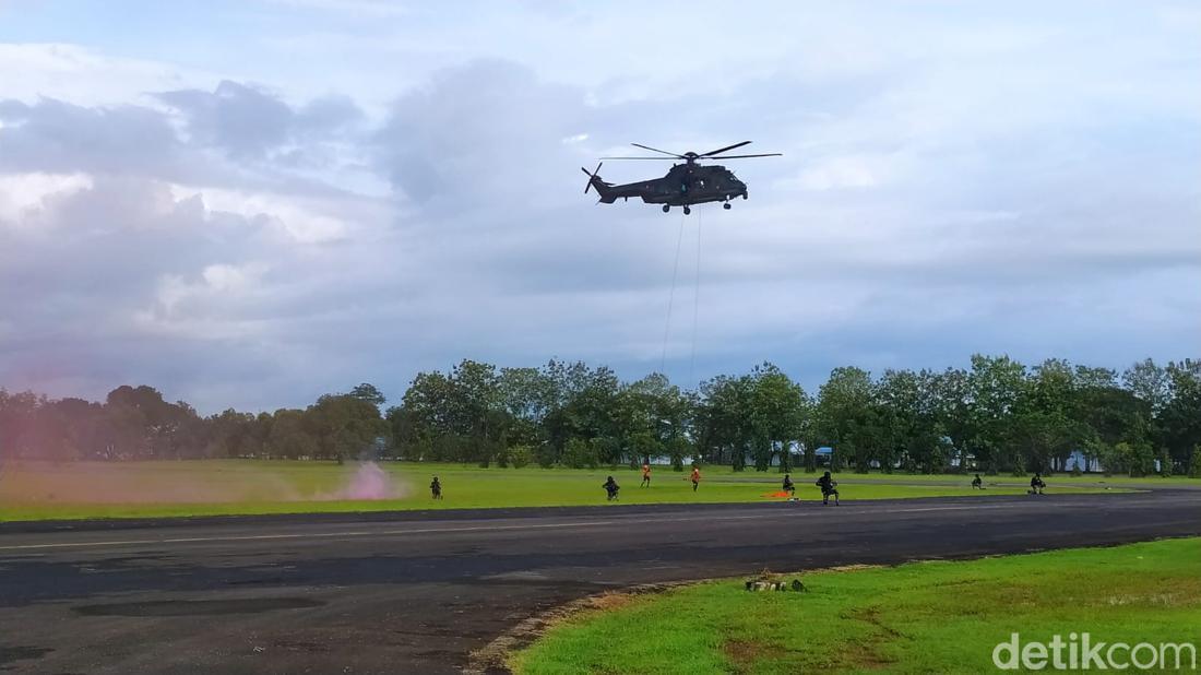 Latihan Sriti Gesit, Lanud Sultan Hasanuddin Simulasi SAR Tempur