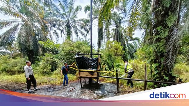 Polisi Gerebek Tambang Minyak Ilegal Di Muaro Jambi 4 Orang Diamankan