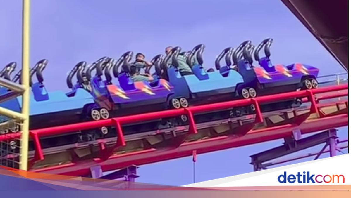 Roller Coaster Halilintar Dufan Macet Viral di Medsos, Pengelola Beri ...