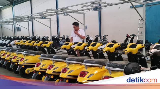 この電動バイクのクレジットはペガダイアンを通じて分割払いで支払うことができ、これだけのDPを用意してください