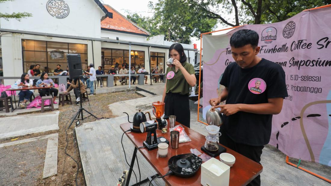 Cetak Barista Profesional, Relawan Ganjar Gelar Lomba Meracik Kopi