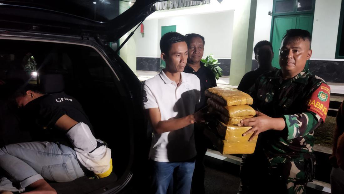 Anggota TNI Gagalkan Transaksi Ganja 3 Kg Di Cibinong Bogor