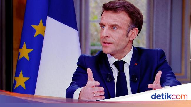 Why did Macron secretly remove his watch during an interview, causing it to go viral?