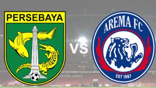 Susunan Pemain Derbi Jatim Persebaya Vs Arema FC