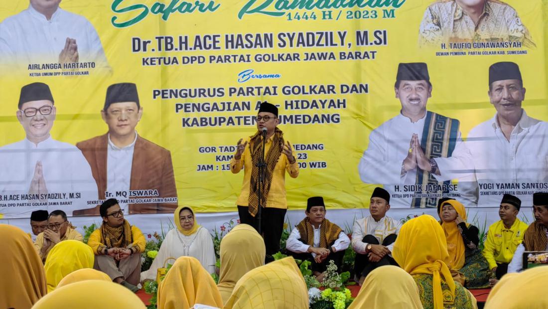 Kang Ace Sebut Kehadiran Pengajian Al-Hidayah Penting Bagi Golkar