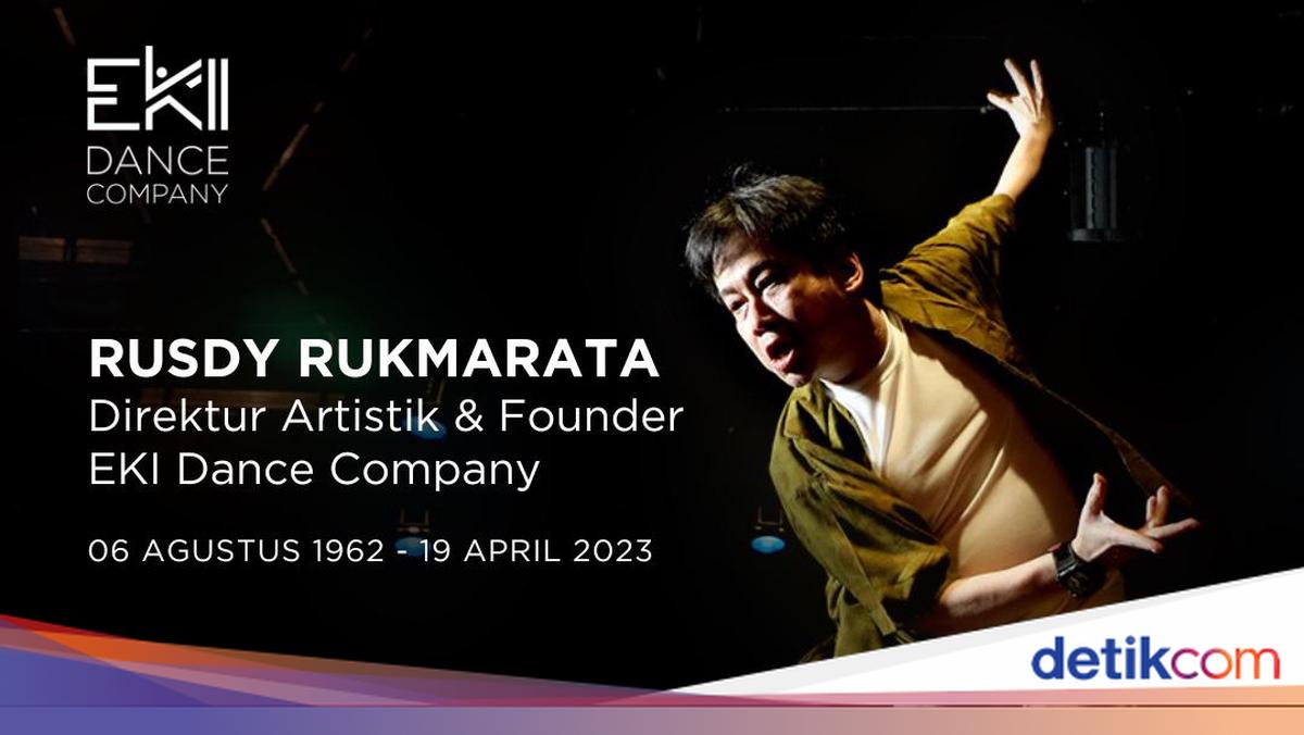 Pendiri EKI Dance Company Rusdy Rukmarata Meninggal Dunia