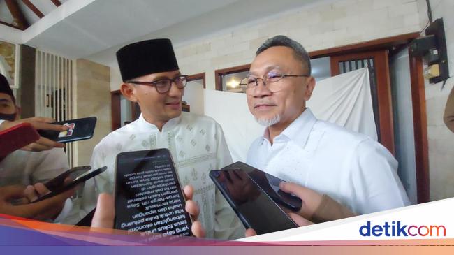 Minister of Tourism Sandiaga Uno Visits Minister of Trade Zulkifli Hasan on Eid al-Fitr Day