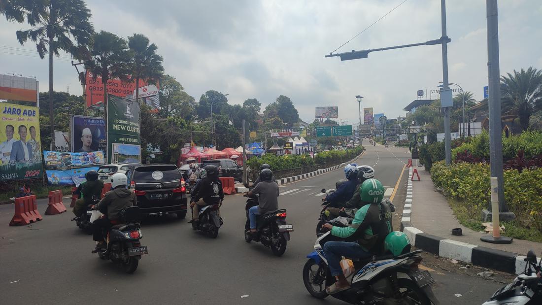 25 Ribu Kendaraan Masuk Puncak Siang Ini, Mayoritas Ke Arah Taman Safari