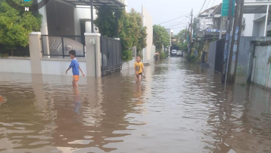 3 Lokasi Di Tangsel Tergenang Banjir Usai Diguyur Hujan Deras Sore Ini