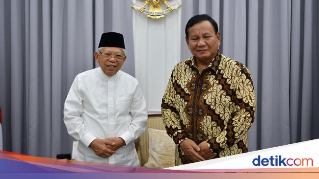 Ma'ruf Amin Sebut Pernyataan Prabowo Mirip Abu Bakar ash-Shiddiq