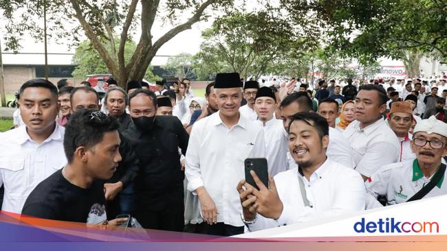 “Ganjar Pranowo Receives Warm Welcome in Banten with Calls for Presidency”