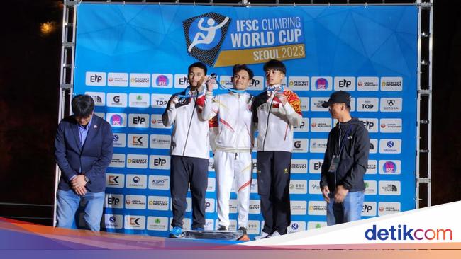 “Indonesian Rock Climbing Wins Gold and Bronze Medals at 2023 IFSC Climbing World Cup”