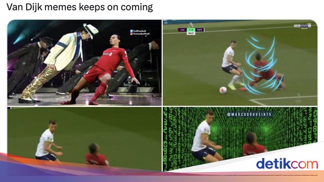 Drama Liverpool vs Tottenham, Virgil van Dijk Malah Jadi Sasaran Meme ...