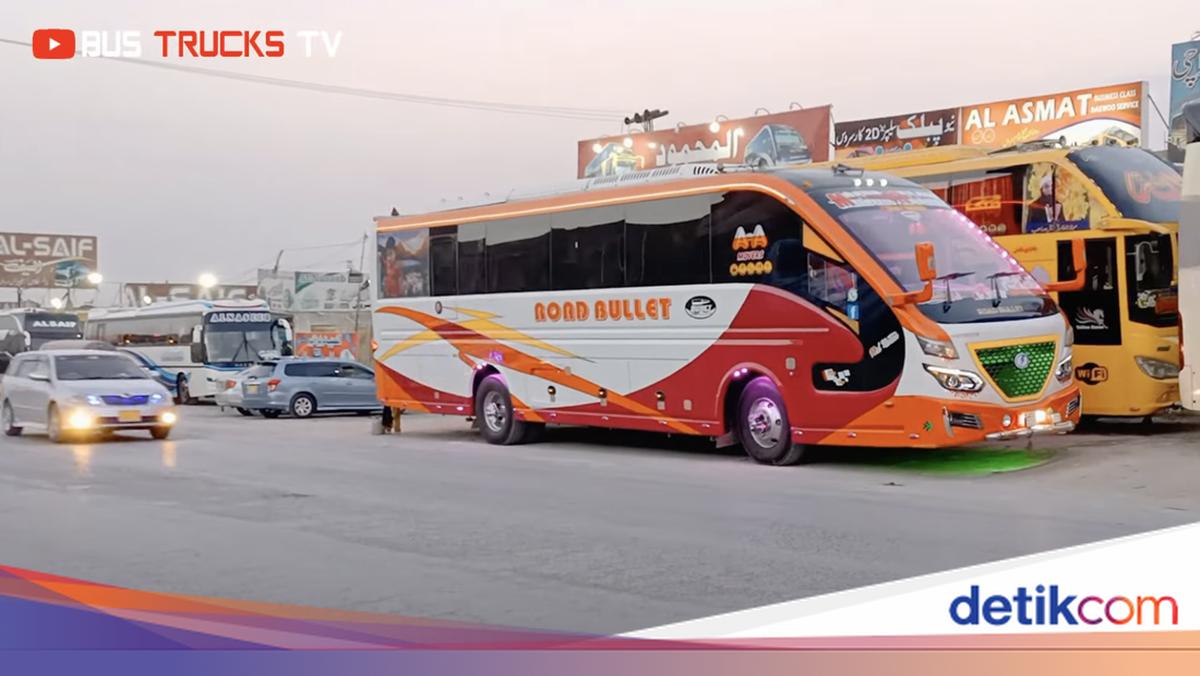 Mengenal Bus Unik Pakistan yang Bikin Bos PO Sumber Alam Kepincut