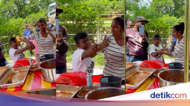 “Son Defends Mother Selling Viral Nasi Lemak in Seri Kembangan, Malaysia”