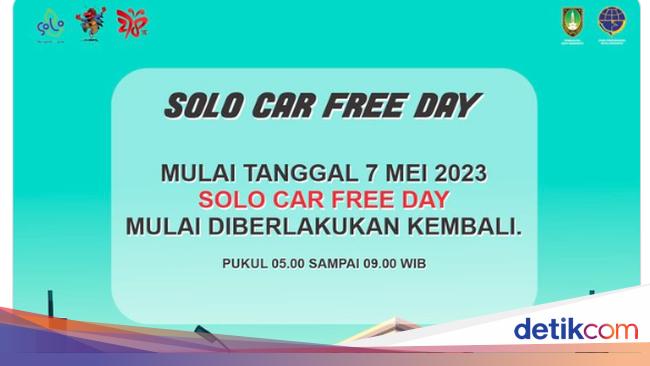 Hore! CFD Solo Digelar Lagi Minggu 7 Mei 2023