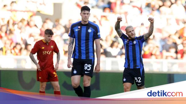 “Inter Milan Defeats AS Roma 2-0 in Italian League Week 34 Match”