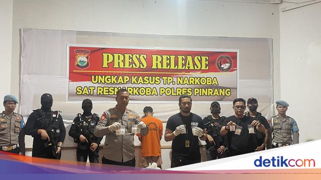 2 Pengedar Narkoba Hendak Transaksi Sabu Di Pinrang Ditangkap