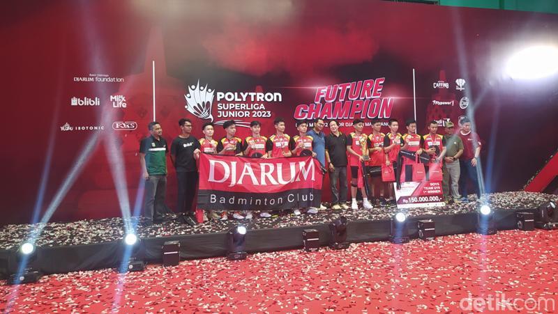 PB Djarum Sabet Juara Umum Superliga Junior 2023