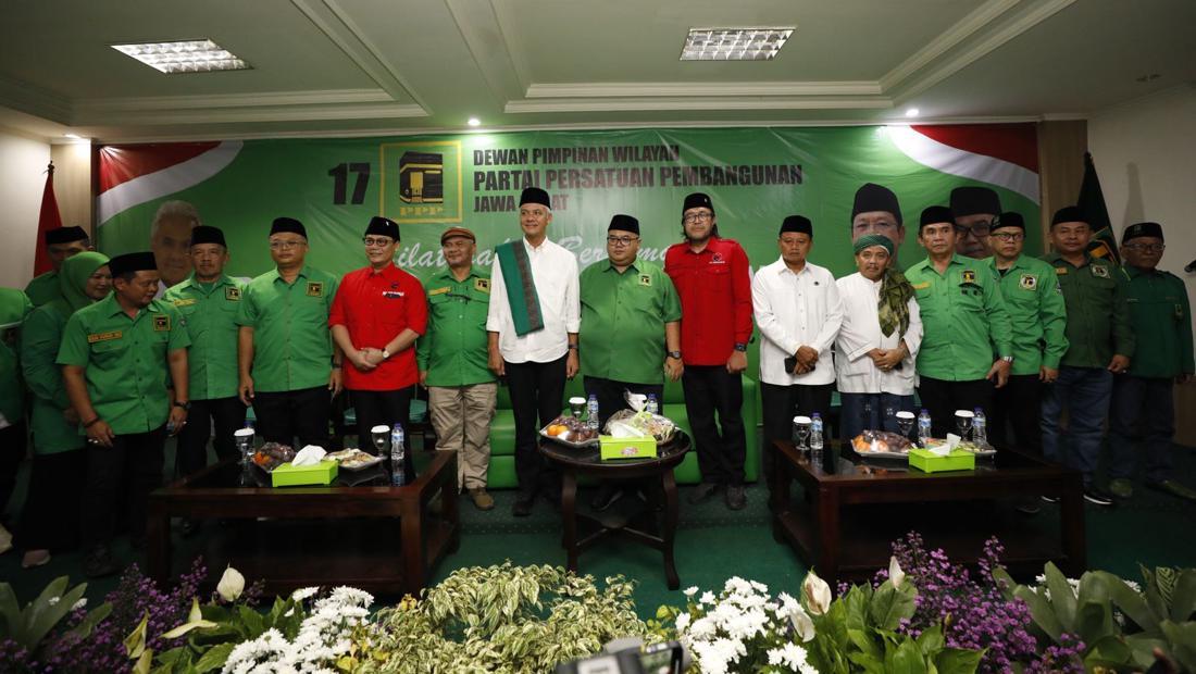 Bareng Kader PPP Jabar, Ganjar Perkuat Strategi Pemenangan Pilpres 2024