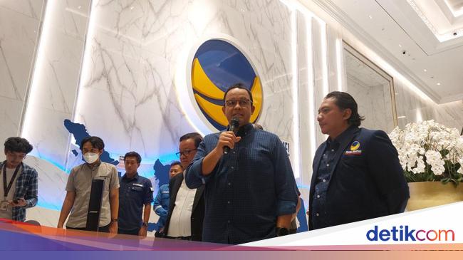 Presidential Candidate Anies Baswedan Expresses Concern Over NasDem Secretary General’s Suspect Status in BTS Project Case