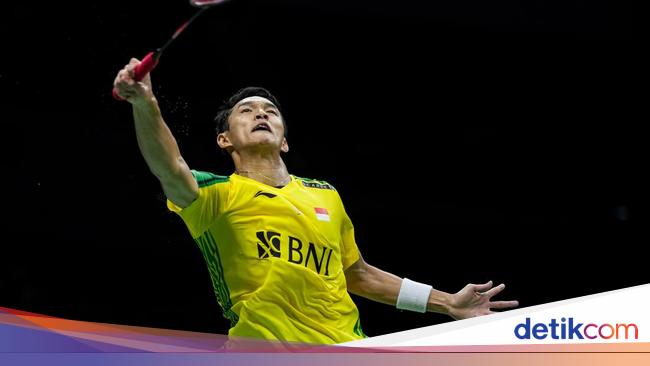 “Indonesia’s Jonathan Christie Falls to Kunlavut Vitidsarn in Group B Match at Sudirman Cup 2023 in Suzhou”