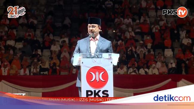 Anies Baswedan Showcases Jakarta International Stadium at PKS 21st Anniversary Peak Event